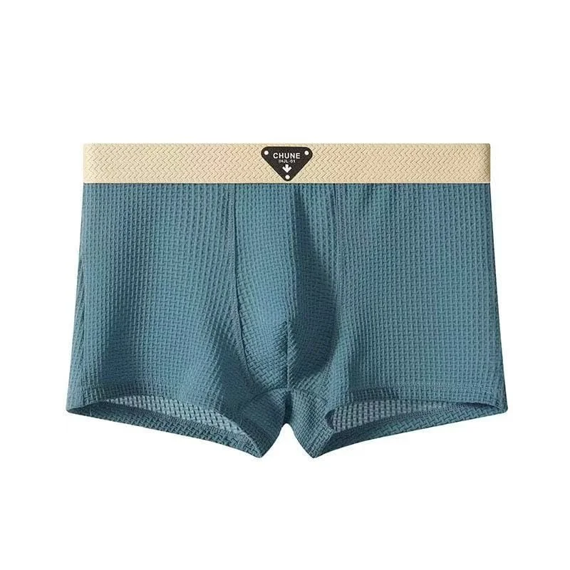 Men's Ice Silk Boxer Underwear | Quick Dry Breathable Soft Stretch Boxer 3 Pice Combo